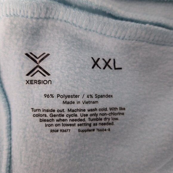 Xersion Womens High Rise Joggers XXL Sky Blue Drawstring - Picture 4 of 4